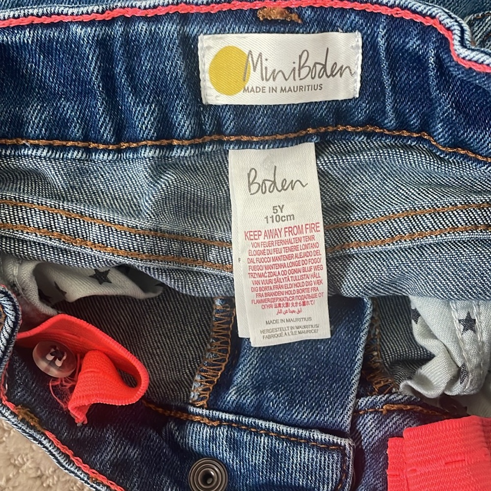 Mini Boden Unicorn Jeans (size 5Y) - Picture 8 of 8